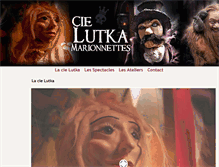 Tablet Screenshot of lutka-marionnettes.com